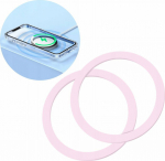 Joyroom stand Joyroom, a set of metal magnetic rings for a smartphone 2 szt. pink (JR-Mag-M3)
