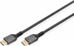 Digitus Connection cable PREMIUM DisplayPort 8K60Hz UHD DP/DP M/M 2m Czarny