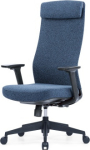 Up Up Ankara ergonomic office chair Black, Blue fabric