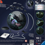 Ravensburger 3D puslepall pimedas helendav 180 tk Astroloogia
