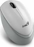 Genius Computer Technology Mouse Genius Genius Mouse NX-7009, 1200DPI, 2.4 [GHz], Optical, 3kl., Wireless, white and gray, 1 szt AA, Blue Eye sensor, symmetrical