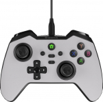 GNS Genesis Manganese 300 wired white - Gamepad | przewodowy | USB-C | PC, Switch, Mobile | Vibes | Additional front panel | white