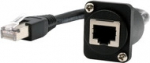 Exsys D-Typ RJ45 Cat.5e Female to male - Adapter - Netzwerk