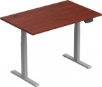 Adjustable Height Table Up Up Thor Gray, Table top M Dark Walnut