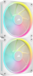 CORSAIR iCUE LINK LX140 RGB, Fan, White, 2-pack