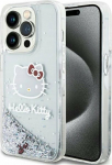 Sourcing Hello Kitty HKHCP14LLIKHET iPhone 14 Pro 6.1'' silver/silver hardcase Liquid Glitter Charms Kitty Head