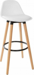 Atmosphera Bar stool with backrest MAXON, 92 cm, white