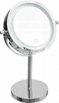Cosmetic Mirror 5five Illuminated cosmetic mirror LED, Round, on a metal base