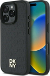 DKNY DKNY DKHMP16XPSHRPSK iPhone 16 Pro Max 6.9'' hardcase czarny/black Repeat Pattern Stack Logo MagSafe