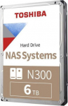 Toshiba Hard Drive | N300 NAS | 7200 RPM | 6000 GB | 512 MB