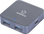 Renkforce RF-USBH-500 2+ USB 3.2 Gen 2-Hub With aluminum housing