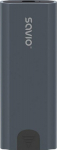 Savio M.2 SSD NVMe external drive enclosure, USB-C 3.1, AK-67, grey