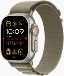 Apple Watch Ultra 2 Cellular, 49mm Olive Alpine Loop - Small