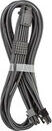 CableMod C-Series Pro ModMesh 12V-2x6-Kabel, Sleeved, 16-Pin zu 2x 8-Pin, f&uuml;r Corsair Type 4 und 3 PSUs - carbon, 60cm