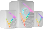 Mars Gaming MSH21W Stereo system for PC 2.1 3D 35W / white