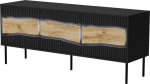 Cama MEBLE Cama INSERTO 3D TV cabinet 143.5x40x61.5 black + LED