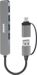 PORT CONNECT | Hub USB-C/USB-A vers 4 ports USB-A 3.0 5Gbps