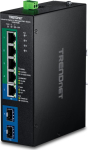 TRENDnet Industrial Switch 7-port Gbit PoE+ L2 Man DIN-Rail