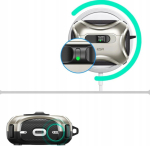 Electronic Silk Road Corp. ESR Cyber Flicklock Halolock Magsafe Apple Airpods Pro 3 titanium