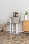 Tectake Marina gray cat scratching post 132 cm