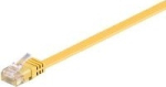 Wentronic CAT FLAT 6-0100 U/UTP yellow 1m
