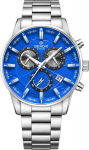 Giewont Men's Watch Chronograph Sapphire / silver-blue