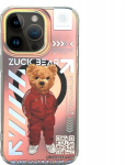 INNE ZUCK BEAR case NEW YORK NEVER SLEEPS MAG Compatible z MagSafe do IPHONE 15 Pro Max Brooklyn Baller