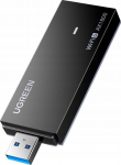 Karta sieciowa USB UGREEN CM499 Wi-Fi 6 1800 Mb/s 2.4 + 5 GHz (czarna)