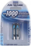 1x4 Ansmann NiMH rech. battery 1000 Micro AAA 950 mAh