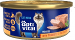OPTIVITAL Fluffy mousse with turkey - wet cat food - 85g