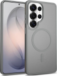 Crong Case Hybrid Matte Magnetic - MagSafe Samsung Galaxy S26 Ultra Szare