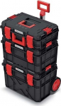 Kistenberg Black and Red Tool Boxes Set 3 Pieces X Block Pro Kistenberg Kxbs604095-S411 Kistenberg