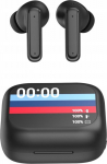Forever Bluetooth headphones with display ANC + ANC TWSS-500 czarne
