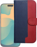 Markowe Holster Split Book do SAMSUNG A57 navy blue / czerwony