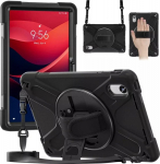 Pouch tablet 4kom.pl Armor Strap Case with Strap for Lenovo Tab M11 10.95 TB330FU TB330XU TB331FC, czarne