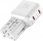VALUE USB-Travel Charger EU/UK/US 2x USB C