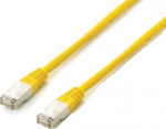 Equip Patchkabel Cat6A Plat.S/FTP 2xRJ45 5.00m yellow LSZH polybag