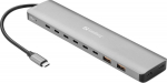 SANDBERG Hub - USB-C, 100W - 8 x USB-C 3.2