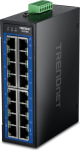 TRENDnet Industrial Switch 16-Port Gbit DIN-Rail