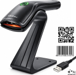 Qoltec Barcode Reader 1D 2D + scanner stand | QR | EAN | USB