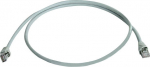 TELEGARTNE Patch cord S/FTP Cat6a (ISO/IEC), 10m MP8 FS500, LSZH, grey, 1:1