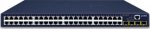Planet IPv4/IPv6, 48-Port 10/100/1000T&nbsp; + 4-Port 100/1000X SFP L2/L4 /SNMP Manageable Gigabit Ethernet Switch(supports ERPS Ring, CloudViewer app, MQTT and Cybersecurity feature)