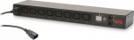 APC Rack PDU, with switching function, 1 HE, 12 A/208 V, 10 A/230 V, (8) C13, Messger&auml;t, Edited, 0U/1U, Horizontal/Vertical, Schwarz, 8 AC-Outputs, C13-Coupler