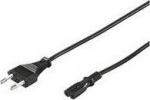MicroConnect Power Cord Notebook 1.5m Black, Black, 2.5A, 250V