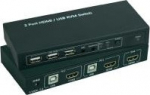 SpeaKa Professional KVM-Umschalter HDMI USB 1920 x 1080 Pixel - KVM-Umschalter - 2-Port