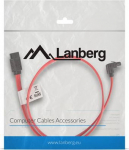 Lanberg SATA - SATA, 0.5m, Red (CA-SASA-13CU-0050-R)