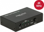 Delock HDMI UHD Switch 3 x HDMI in > 1 x HDMI out 4K