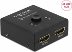 Delock HDMI 2 - 1 Switch bidirectional 4K 60 Hz compact