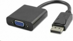 Adapter AV PremiumCord DisplayPort - D-Sub (VGA) czarny