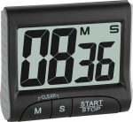 TFA-Dostmann Digital timer and stopwatch - Digital kitchen timer - Schwarz - 99 min - Kunststoff - LCD - Magnetic (38.2021.01)
